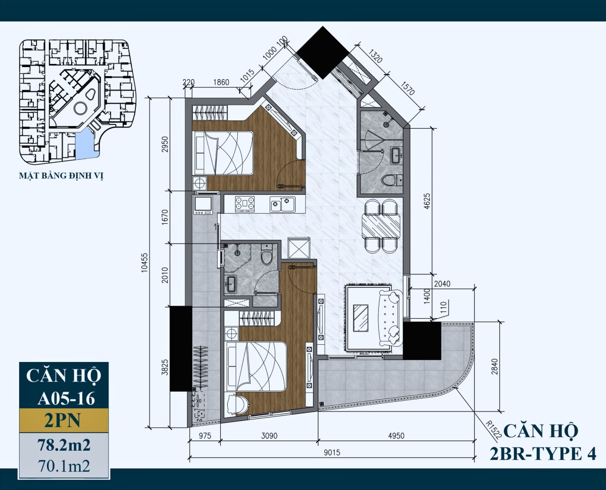 Căn Artstella 2pn - 4