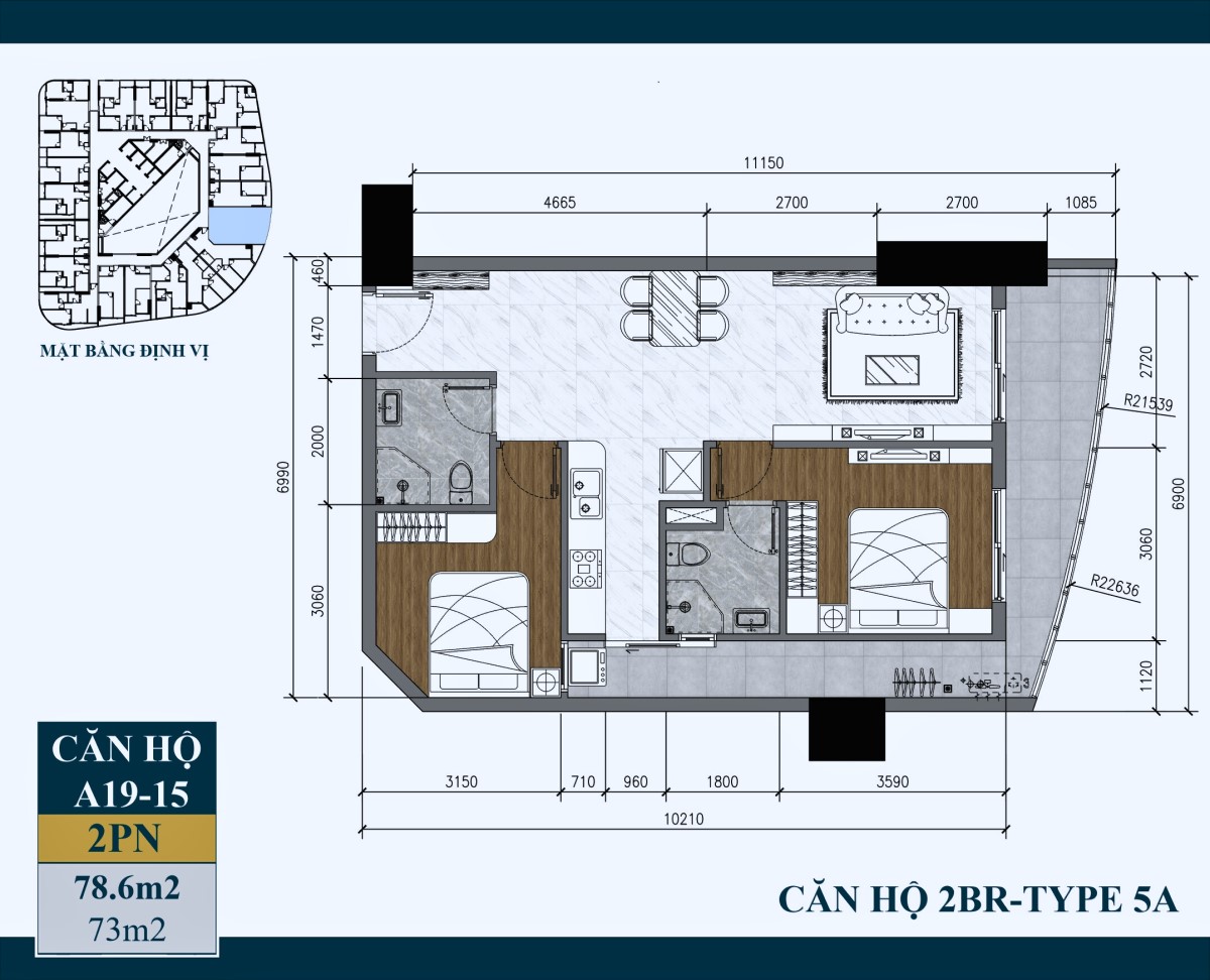 Căn Artstella 2pn - 5a