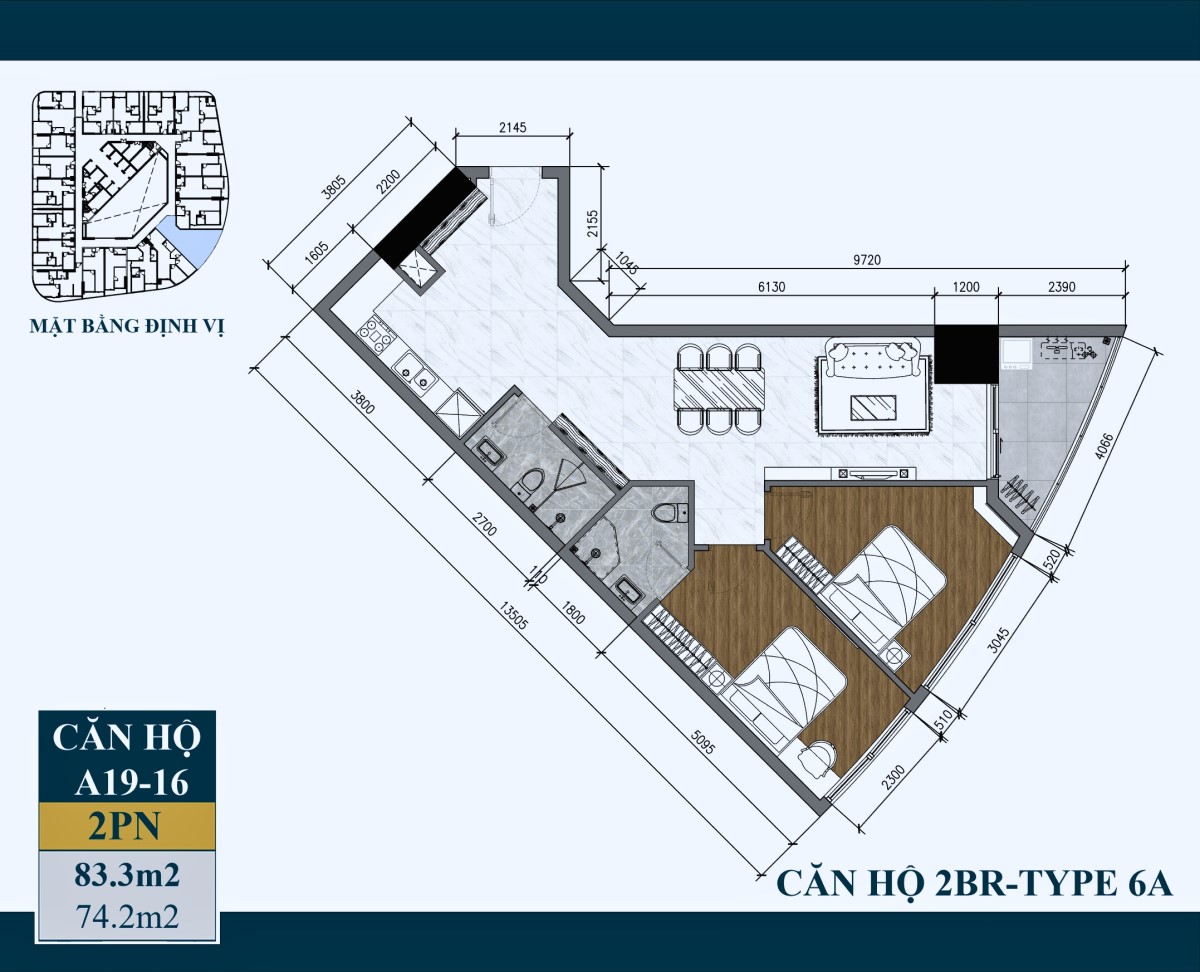 Căn Artstella 2pn -6a