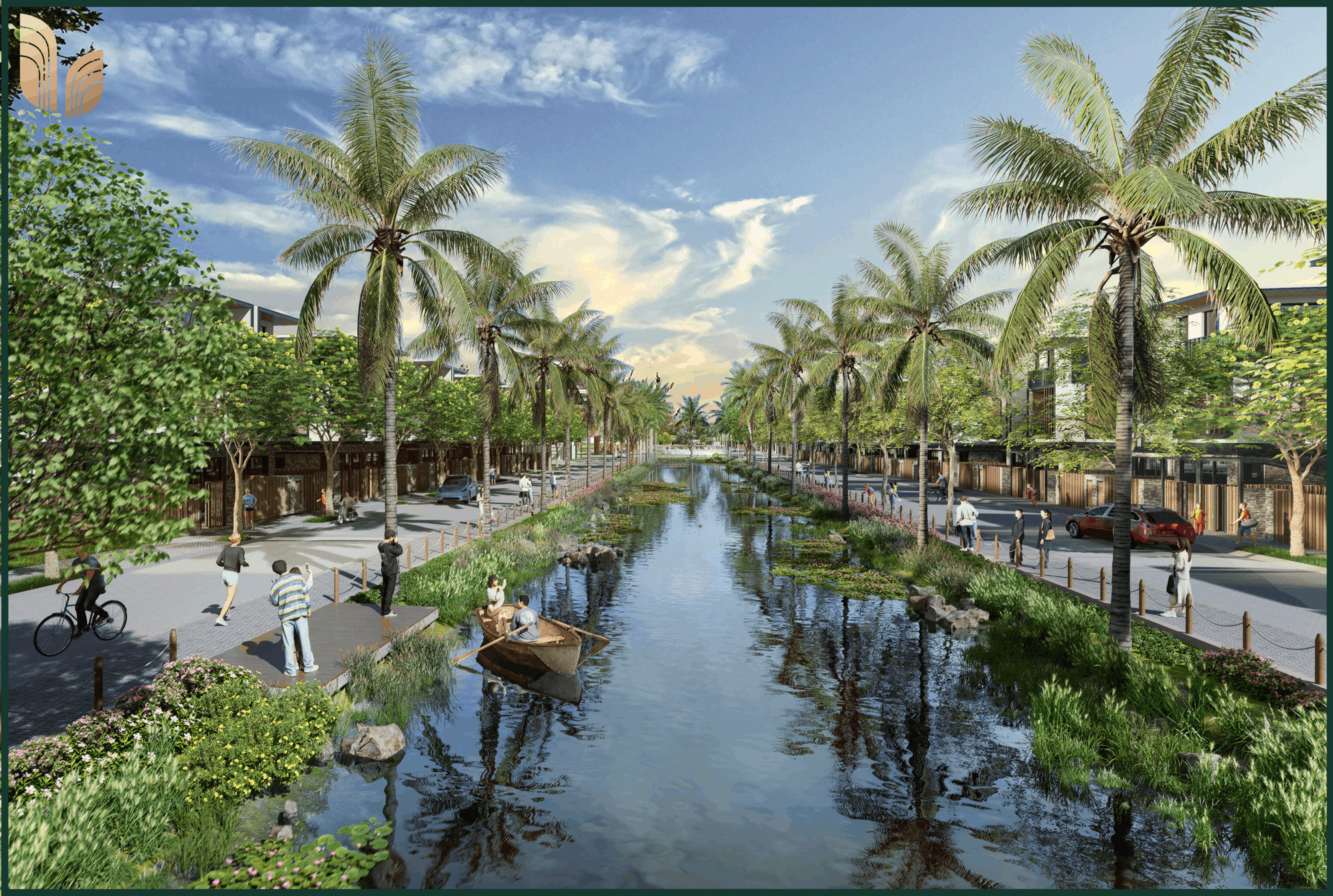 Dòng kênh yên ả tại LA Home