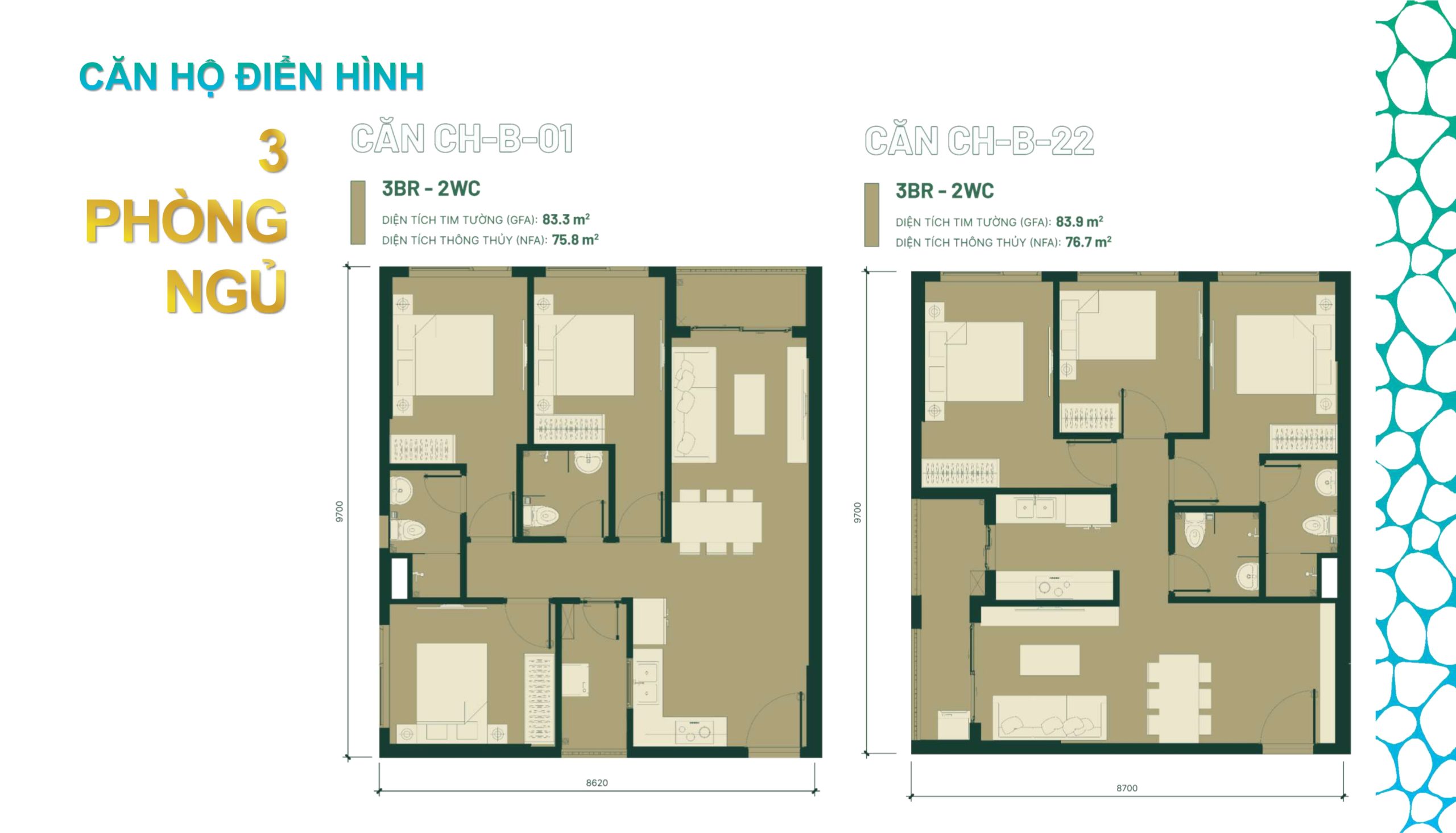 Happy One Mori - Căn 03pn