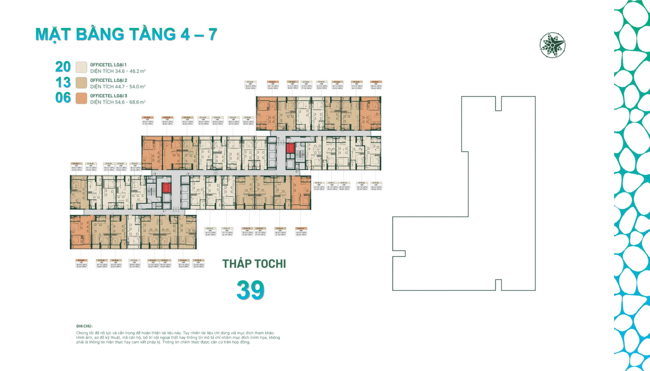 Happy One Mori Mặt Bằng Tầng 04-07