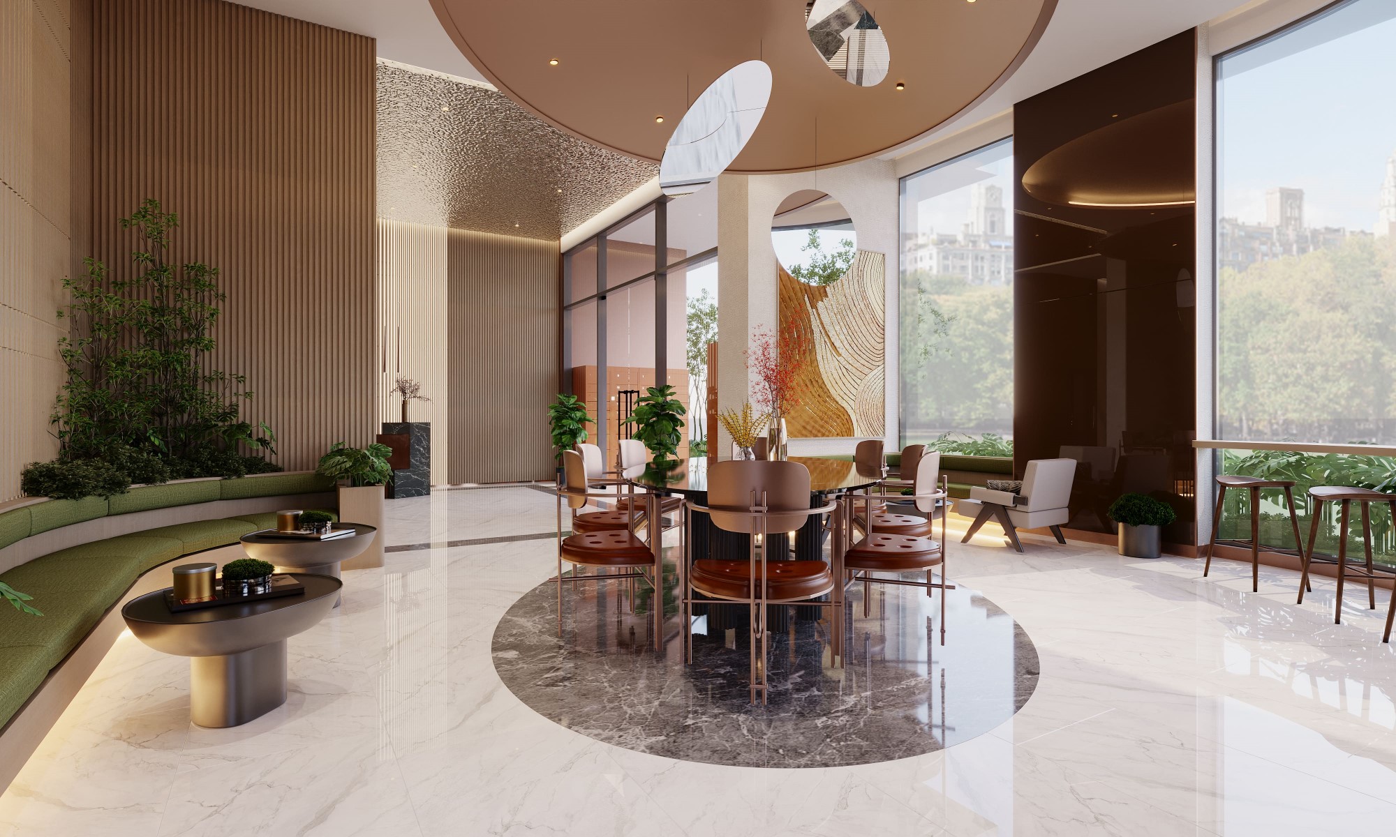 Khu Vực Tiếp Khách Căn Hộ Ak Tower (2)