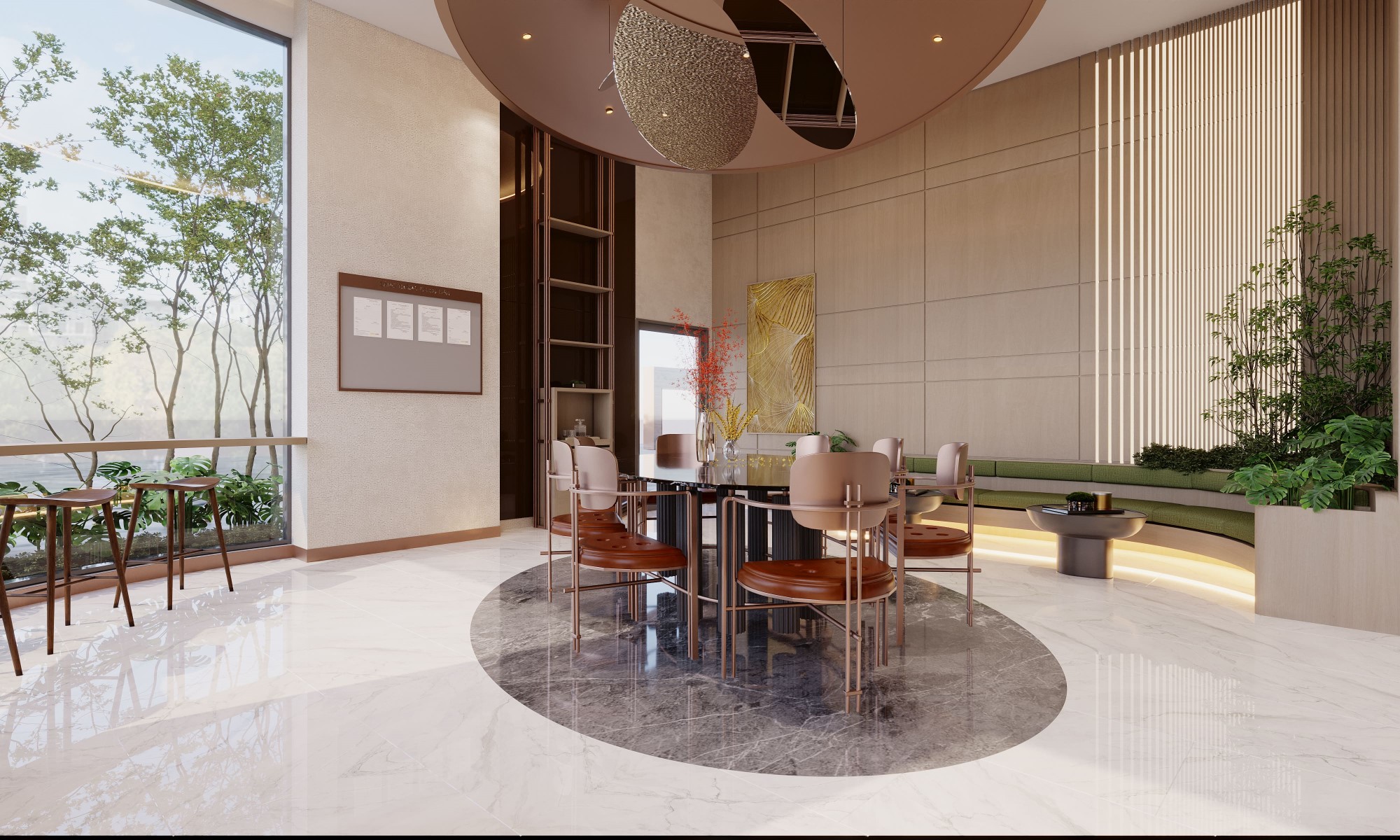 Khu Vực Tiếp Khách Căn Hộ Ak Tower (3)