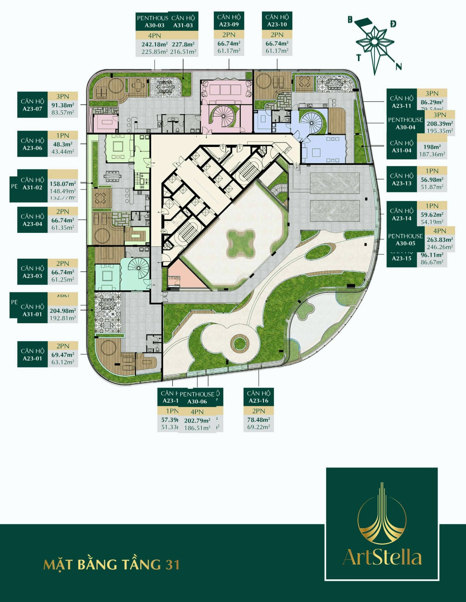 Mặt Bằng 31 Art Stella