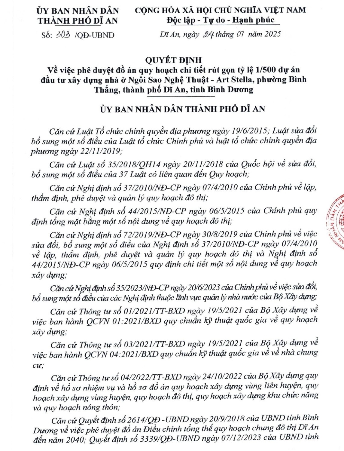 Quy Hoạch 1-500 Dự án Artstella_1