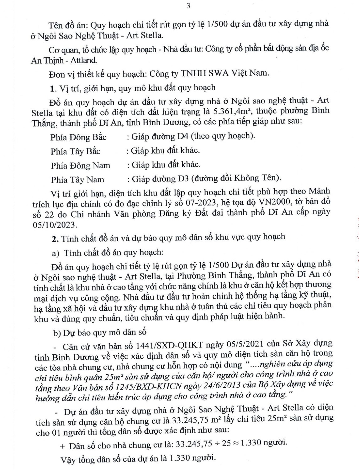 Quy Hoạch 1-500 Dự án Artstella_3